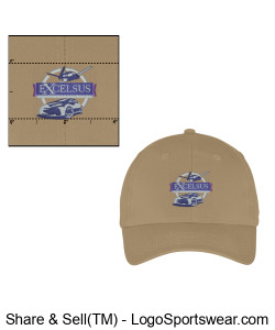 Excelsus Six Panel Twill Hat Design Zoom